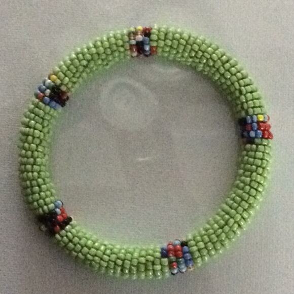 Kenya 🇰🇪 3 Bangle Bracelets Handmade Size-@3 1/2” - Picture 5 of 6